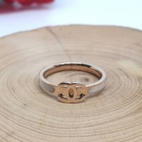 Cincin Chanel ceramic putih A11 Kualitas premium