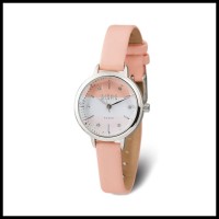 TERBARU - JAM TANGAN WANITA IMPORT SOPHIE MARTIN PINK KULIT MURAH QYA