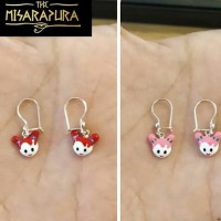 ANTING ANAK / BAYI / BALITA PERAK SILVER 925 LAPIS EMAS PUTIH ASLI 20