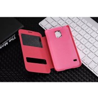 SULADA Smart Leather Case Double W Series for Samsung Galaxy S5 - Red