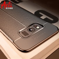 Carbon Case For Samsung Galaxy Note 8 9 S8 Plus Cover Leather TPU Soft