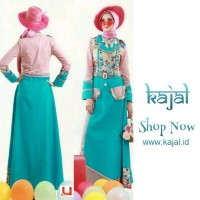 Dress Laris kajal id gamis premium baju muslim hijup tuneeca