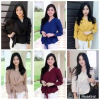 BAJU ATASAN WANITA SAMANTHA BLOUSE BAJU PESTA BAJU MUSLIMAH MODERN