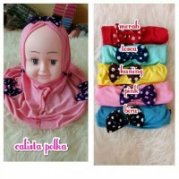 Grosir Jilbab Anak Instan Grosir Hijab Anak Calista cute Pita Murah