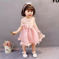 gaun pesta bayi balita import dress baju ulang tahun anak perempuan