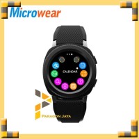 Microwear L2 Smart Watch - Smartwatch L2 like Samsung Gear 3 - Hitam