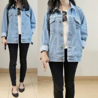 LIGHT JAKET JEANS WANITA #HIJAB MODERN
