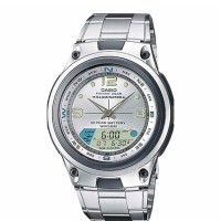 Casio Standard Jam Tangan Pria - Silver AW-82D-7AVDF