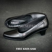 Sepatu Heels Bally Premium Quality Pantofel Wanita Kulit Asli 7081