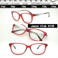 Frame Kacamata frame minus kacamata Jeans Club 8195 Red
