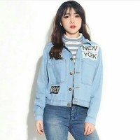 JAKET JEANS NEW YORK #HIJAB MODERN