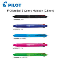 PULPEN PILOT FRIXION CLICKER 3 WARNA (3 in 1 Clicker Pilot)
