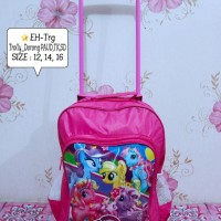 Tas Dorong Sekolah untuk anak TK PAUD Ukuran 14inc