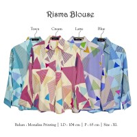 Baju Atasan Wanita Risma Blouse Tunik Baju Muslim