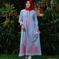 Baju gamis Nibras NB 154 - dress - gamis - fashion muslim - pakaian