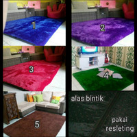 Karpet Bulu Busa Empuk Rasfur Uk. 200x150x3cm
