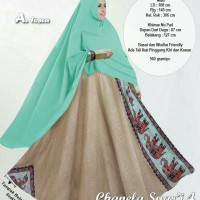 Baju Muslim Wanita 10904 CHANELA SYARI 4 TOSCA Gamis Trendy