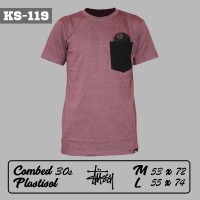 KAOS POCKET STUSSY /CUCI GUDANG GROSIR