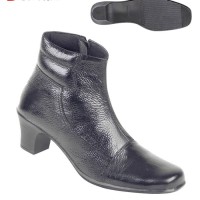 Sepatu Wanita Bahan Kulit Boots tta 4866 Zeintin