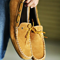 SEPATU PRIA SEJATI TERMURAH KICKERS SLIP ON TALI SUEDE INDONESIA