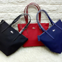 TAS WANITA LACOSTE JOLIE SIZE M NYLON KUALITAS PREMIUM TERBARU