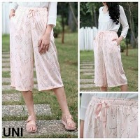 Branded BomFash - Celana Kulot Wanita - Bahan Katun - Model Terbaru