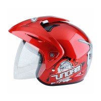 WTO Helmet Kids Pet Gundam 3 Merah Helm Anak