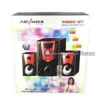 Speaker Advance M680 BT Bluetooth, Radio FM + Remote FREE ONGKIR