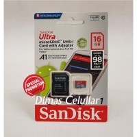 Memory Memori Card MicroSD Micro SD Sandisk Ultra Class 10 16GB 16 G