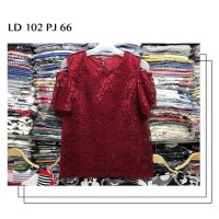 Blus Brokat LD 102 Baju Pesta Atasan Kebaya Brukat 5Warna Hijab Muslim
