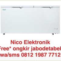 FREE ONGKIR* Sanyo Haier Aqua Chest Freezer 2 pintu AQF-725 700L