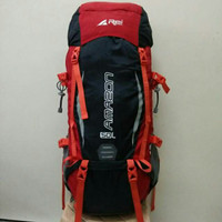 tas Carier REI AMAZON 50ltr black red ORI not eiger consina