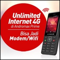 HP SMARTFREN ANDROMAX PRIME 4G LTE BISA JADI MODEM