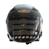 Zeus ZS-610 Helm Half Face - Flat