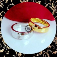 cincin kawin emas kuning dan perak