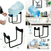 Rak galon bonus Kran/besi holder galon alat dapur termurah