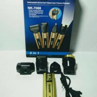 ALAT CUKUR NIKAI 4 IN 1 SET ISI ULANG PEMANGKAS,RAMBUT,HIDUNG,JENGGOT