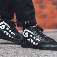 Vans Old Skool Sk8 Hi Big Logo Sepatu Sneakers Pria Wanita PREMIUM