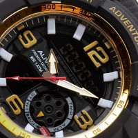 JAM TANGAN PRIA IMPORT ALIVE SOPHIE MARTIN HITAM LUCAS GPU1053B5 ORI