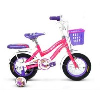 12in Wimcycle Rapunzel CTB Lisensi Sepeda Anak Perempuan Usia 2-4 Thn
