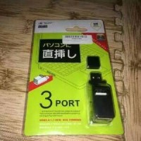 Usb hub speed 480 mbps tanpa kabel anti putus 3 ports