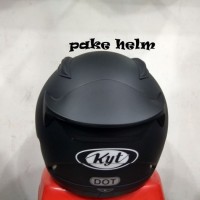 HELM KYT RC 7 RC SEVEN SOLID HITAM DOFF FULL FACE RC7