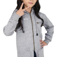 CHRBEX, Jaket Hoodie Fleecce Casual/Pesta Anak Perempuan/Cewek