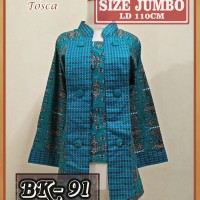Jual Blouse Batik Wanita Jumbo/ Atasan Batik Wanita Jumbo/ Blouse Jumbo KB Murah