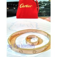 Gelang Cincin Cartier Stainless premium FREE POUCH
