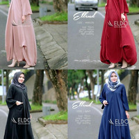 gamis maxi baju polos muslim dress longdress maxy elegan pesta mewah