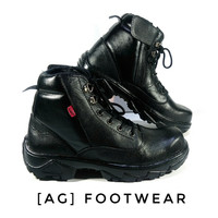 Sepatu Boots Safety Pria Wanita Kulit Asli Kickers PDL Bagus Murah