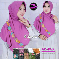 jilbab hijab kerudung syiria bergo instan instant pet adhwa razwa