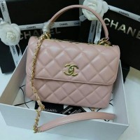 TAS CHANEL KELLY Soft Pink MIRROR QUALITY