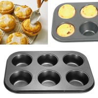 Jual Loyang kue teflon anti lengket 6 cup Muffin Pan Murah